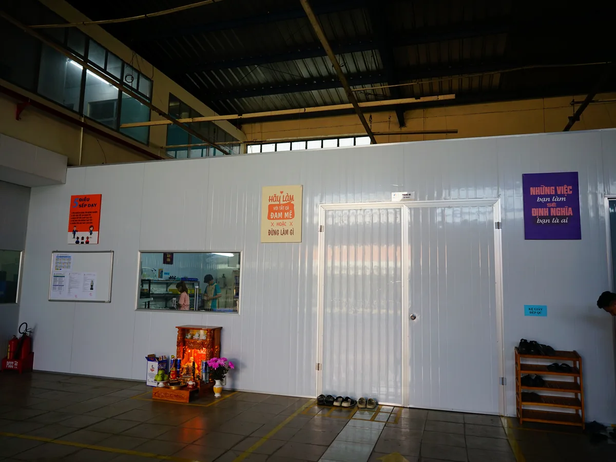 Production hall inside the Far East High Tech factory