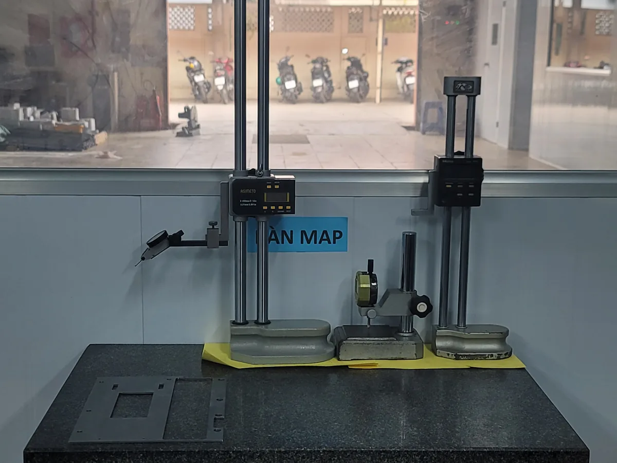 Coordinate measuring machine in the inspection room at Far East High Tech